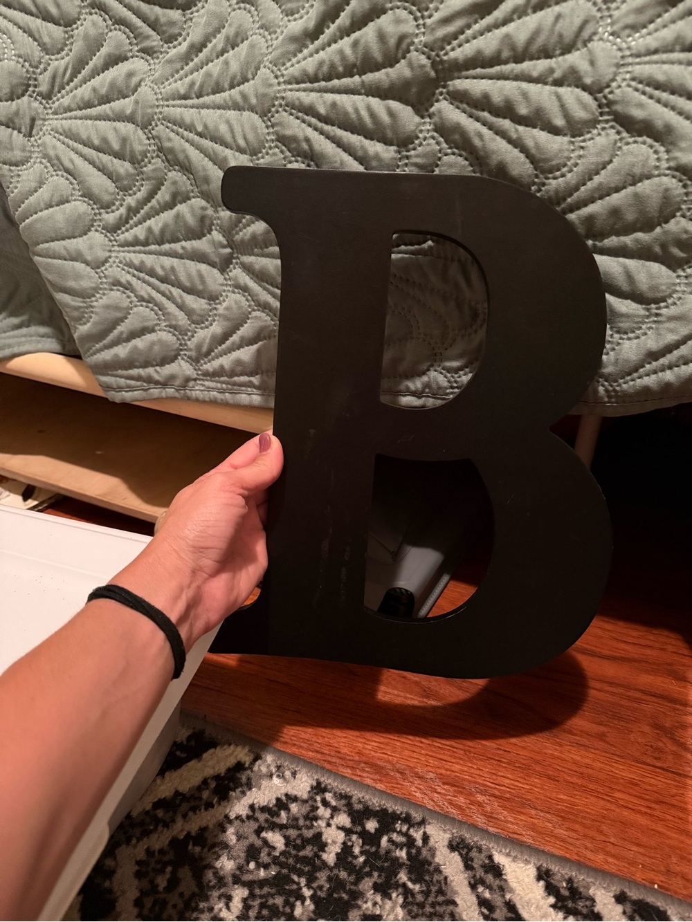 Hobby Lobby Black Wooden Letter B Wall Accent